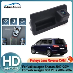 Car Trunk Handle Camera For Volkswagen Sharan 2010~2019 Golf Plus 2009~2014 Night Visioin Backup Rear View camera Wide Angle