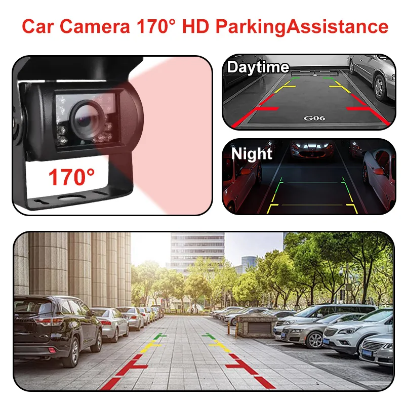 WiFi BSD 1080P Wireless Backup Camera for iOS Andriod Waterproof IR Night Vision Rear View Camera For Trucks Trailers RVs