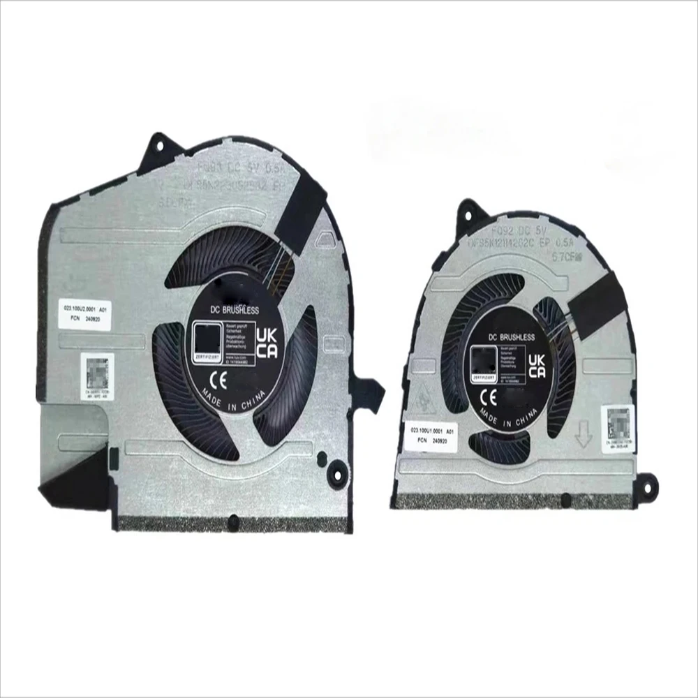CPU GPU Fan For DELL For For DELL For Inspiron 16 Plus 7630 7635 (Not 2-in-1) 0WMXW4 WMXW4 040RPX 40RPX DFS5K22305283Z FQ93