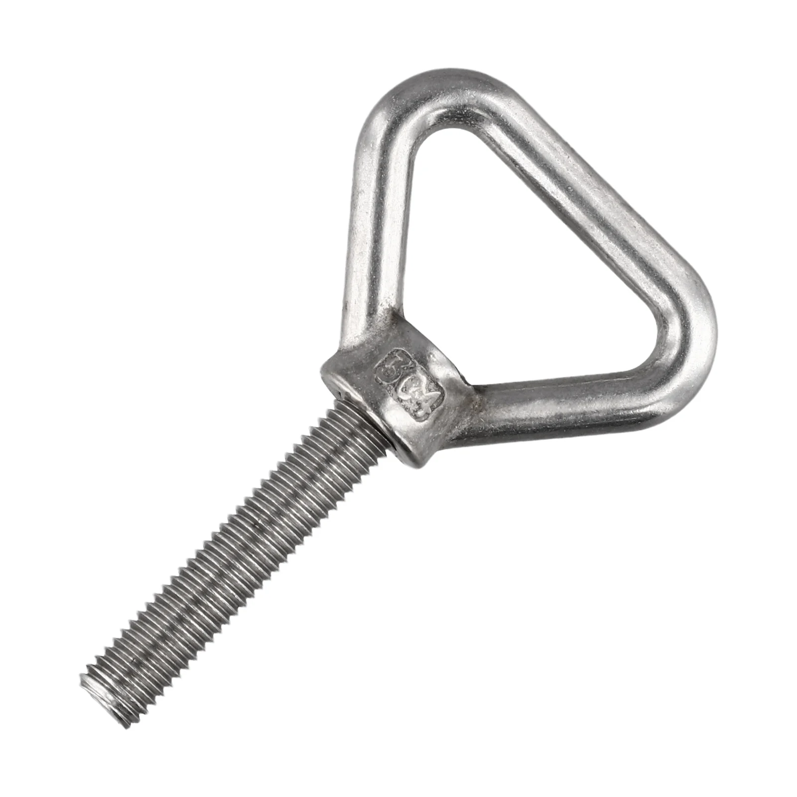 304 الفولاذ المقاوم للصدأ مثلث مسمار بعروة M8/M10/M12 مثلث رفع مسامير العين الثقيلة ملحومة الحاملة مثلث رفع الدائري #3