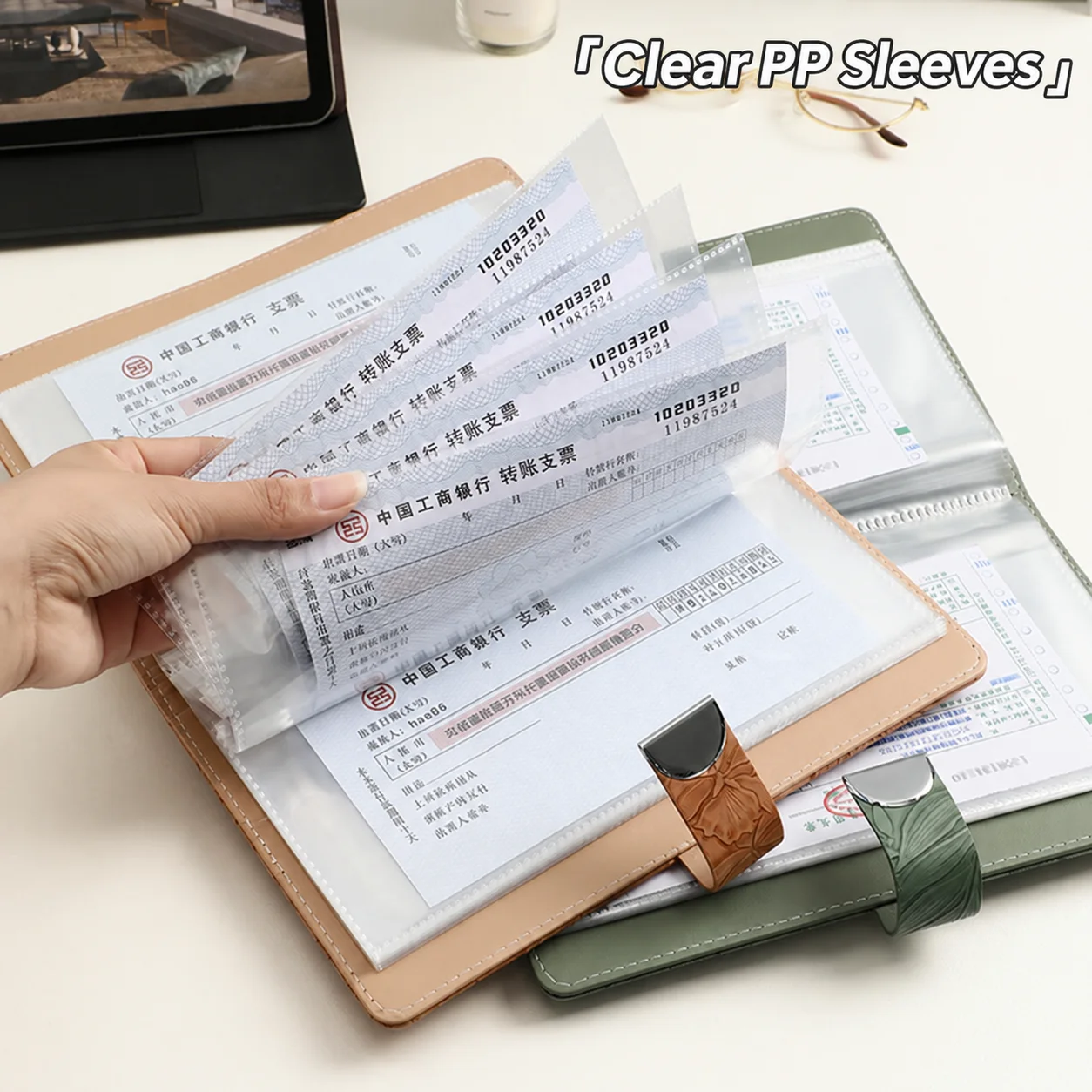 With Password Lock Money Saving Challeng Binder Saving Money Notebook Budget Savings Challenges Binder Cash Storage Case - view 2