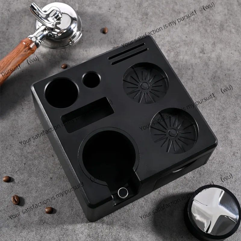 Italian coffee machine handle bracket ABS square powder pressing seat, drawer type powder cloth appliance, multi-functional