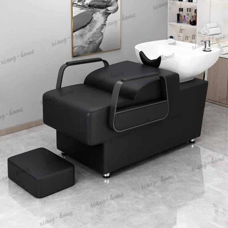LJY Luxury Simple Elegant Nique Shampoo Chair Aesthetic Modern Shampoo Chairs Modern Silla Para Salón De Belleza Salon Furniture