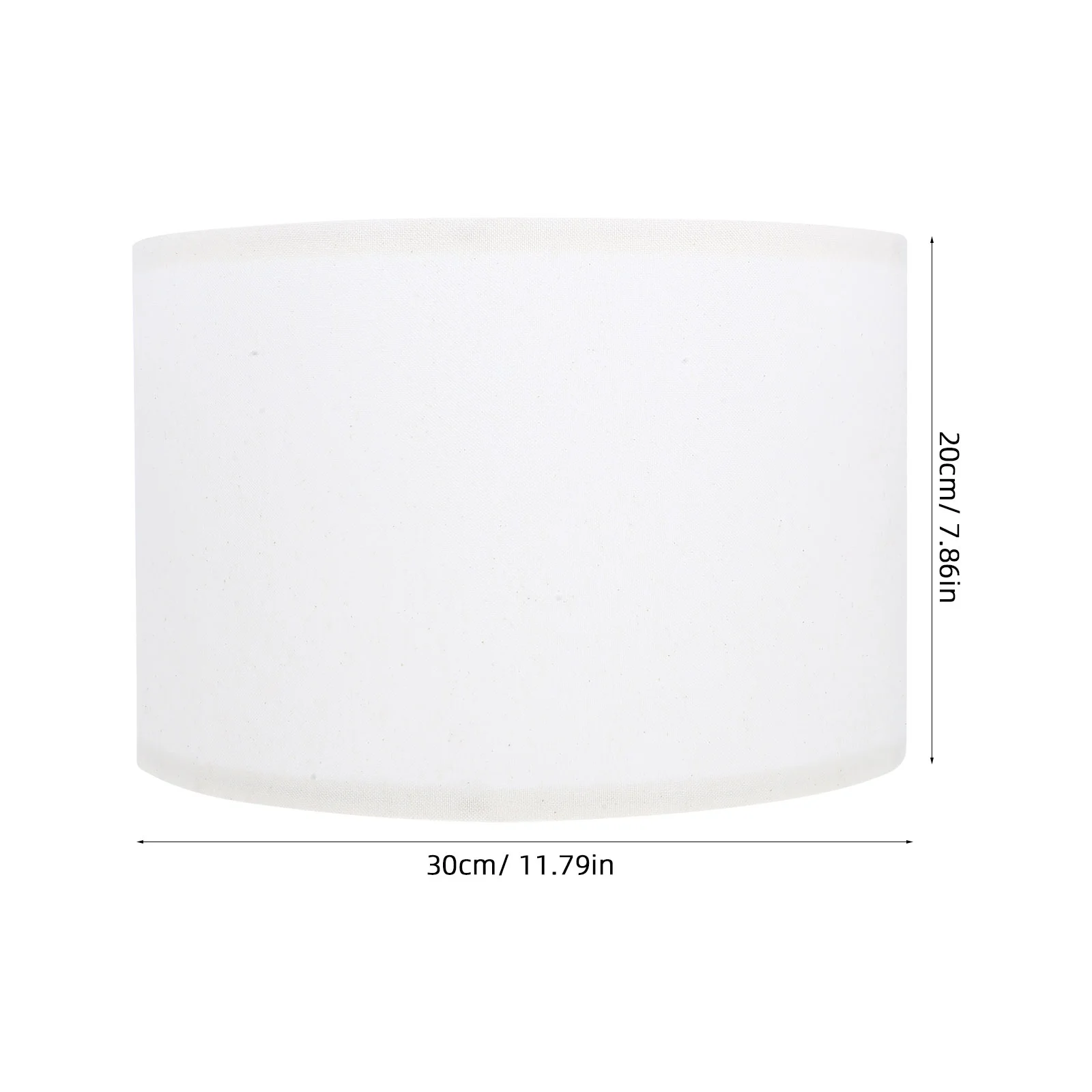 Wall Lamp Fabric Lampshade Retro Style Lampshades Small Floor 3000X3000X2000CM Replacement Supply Drum White Desk