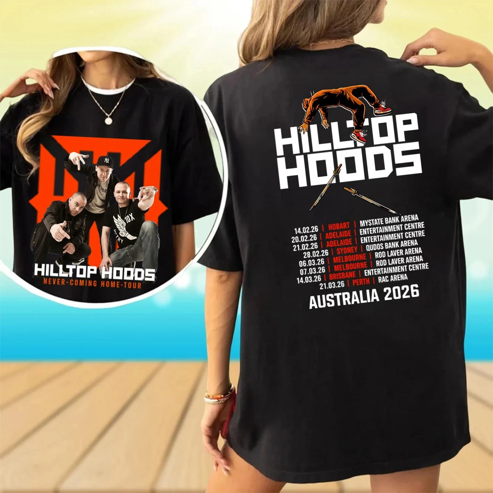 Good Charlotte Old School Mugshot Tee Good Charlotte Australia 2026 Tour TShirt Short Sleeve Shirt Women Men for Spring Summer