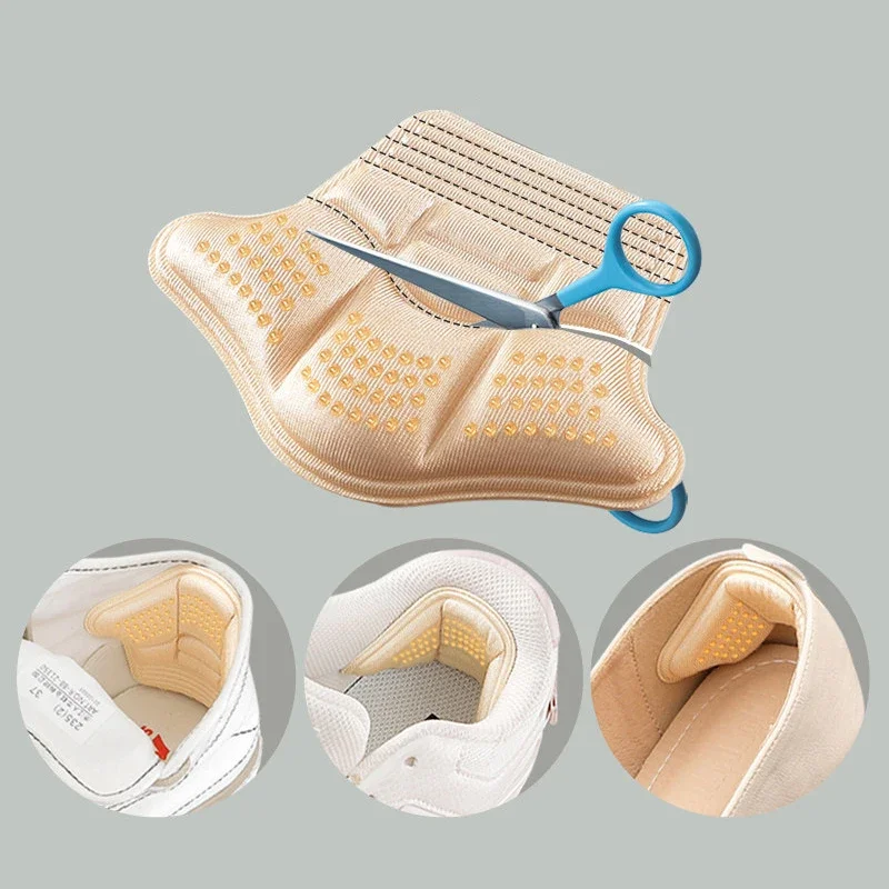 Insoles for Shoes Patch Heel Pads for Shoes Adjustable Size Feet Pad Insole Adhesive Back Sticker Shoes Insert Insole