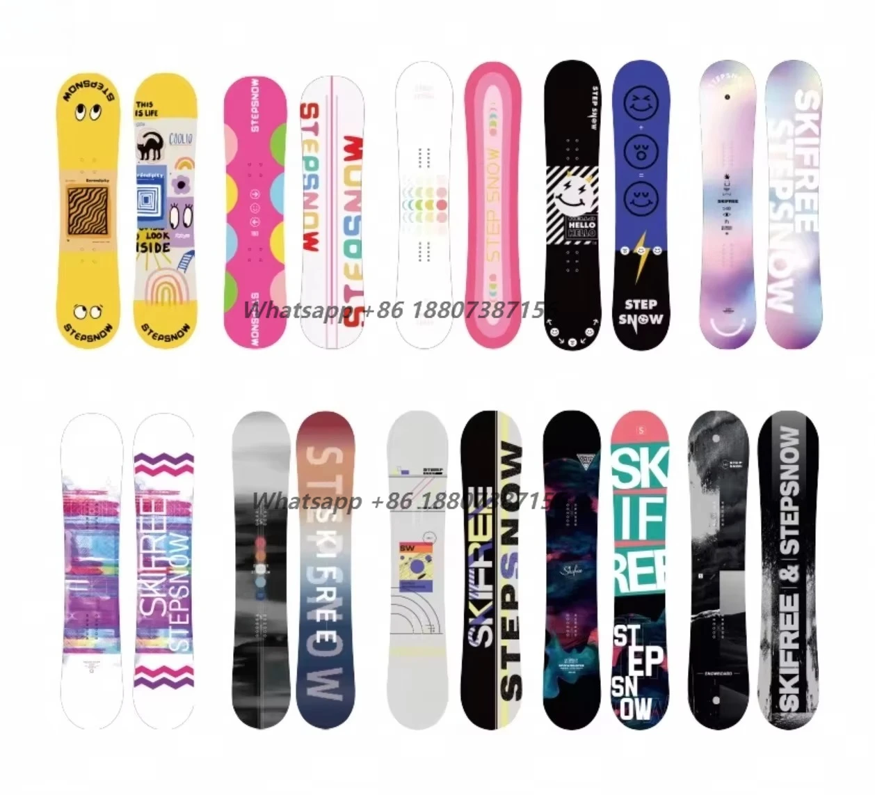 

Сноуборд от производителя: Новая модель 2025 года, белый, с сердцевиной из тополя, для начинающих и продвинутых райдеров, для парка, сноубордических трасс и всех типов сноубордов