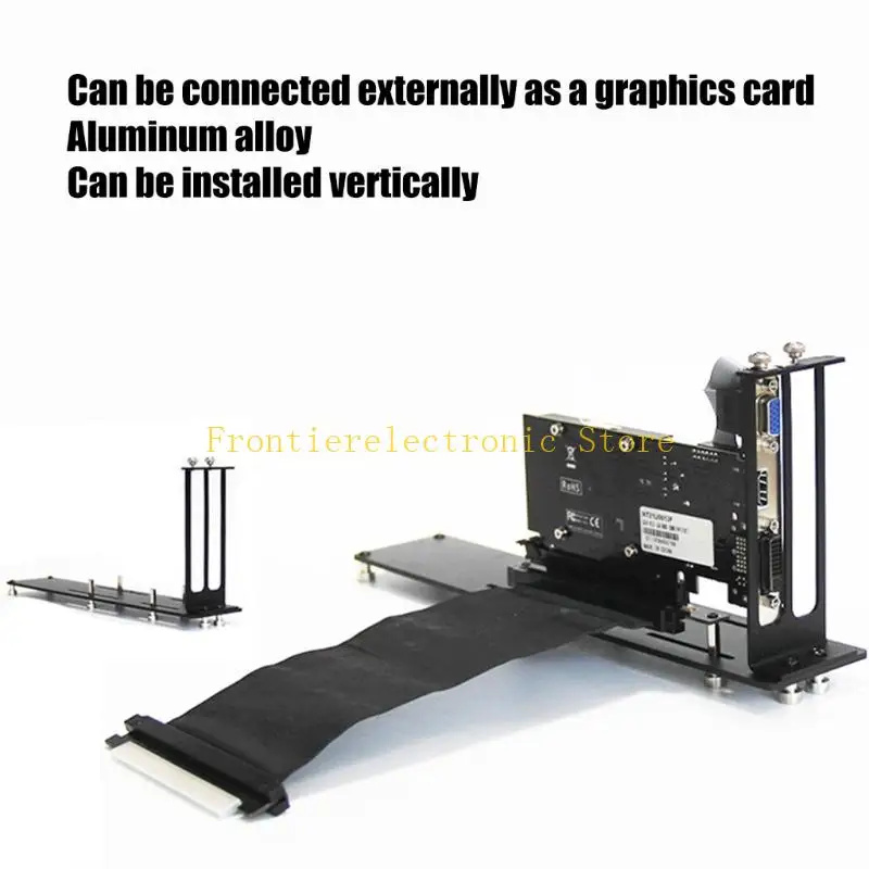 G8DB Vertical Graphics Card Mounting System Aluminum Stand Heat Control for 4060