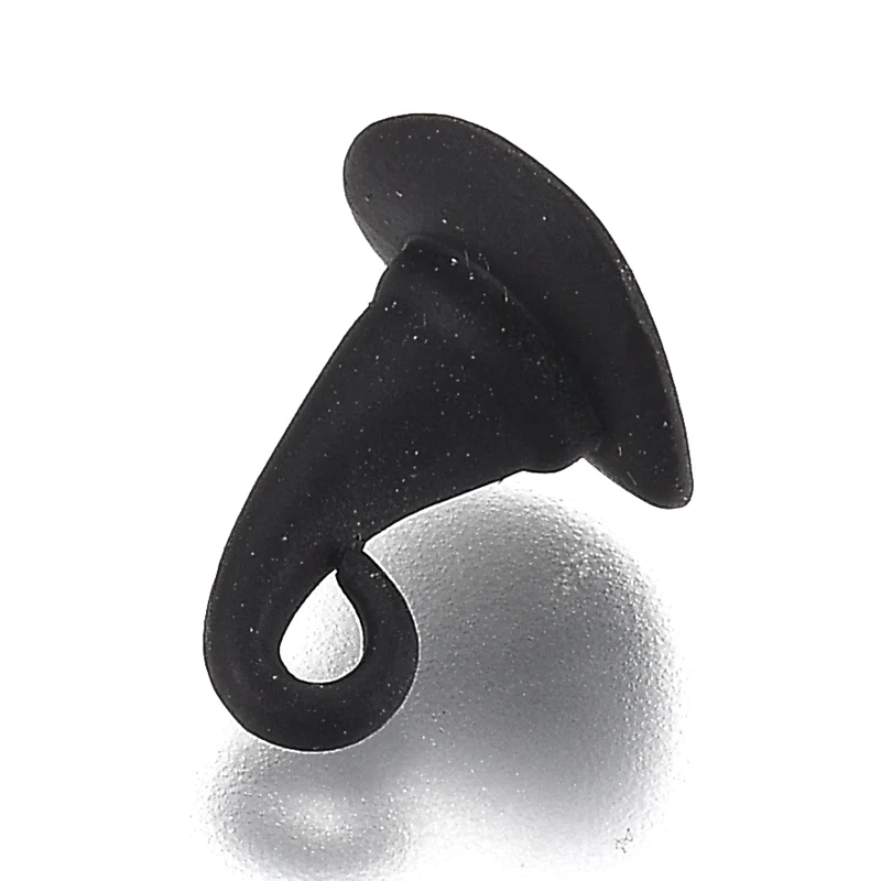 10pc Halloween Theme Alloy Pendants Baking Painted 3D Magic Hat Black 12x10.5mm Hole: 1.7mm