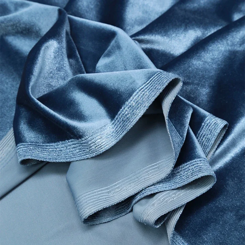 Tessuto di velluto dorato premium Velluto non invertito Velluto elastico morbido cucito Abito Cheongsam Abbigliamento Tessuto Sfondo Disposizione