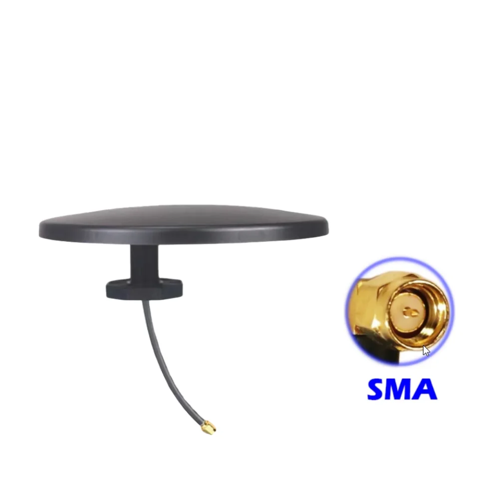Black 5G 4G Antenna 600-6000MHz Omni Directional Signal Enhancer Wireless Repeater Booster Extender for Cellular Amplifier