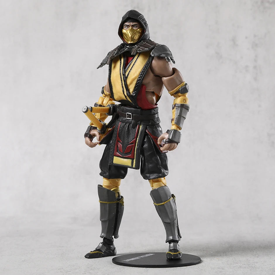 Figura de ação Scorpion Sub-Zero Mortal Kombat de 7 polegadas