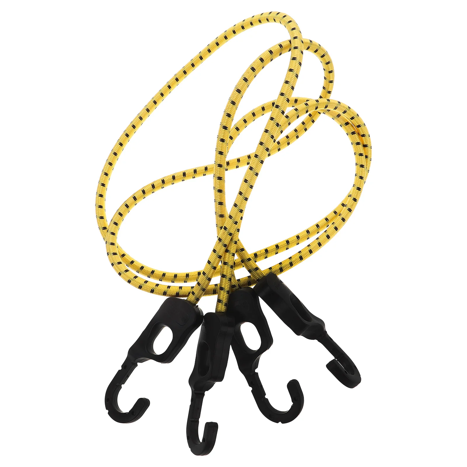 

2Pcs 1M Elastic Cargo Straps Hooks Bike Motorcycle Luggage Fixing Belts Adjustable Tie Downs Transport Storage Bungee
