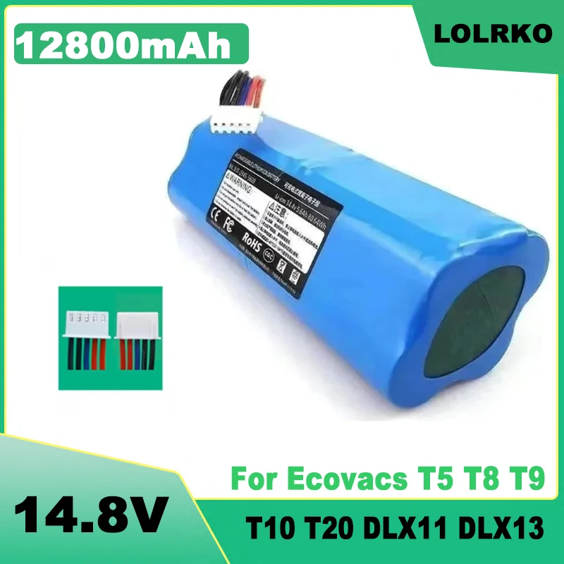 14.4V NEW Replacement Battery For ECOVACS Deebot Ozmo 950 T8 T8+ T5Max Power Hero T10 T9 X1 DX65 DX96 DX93 Robot Vacuum Cleaner