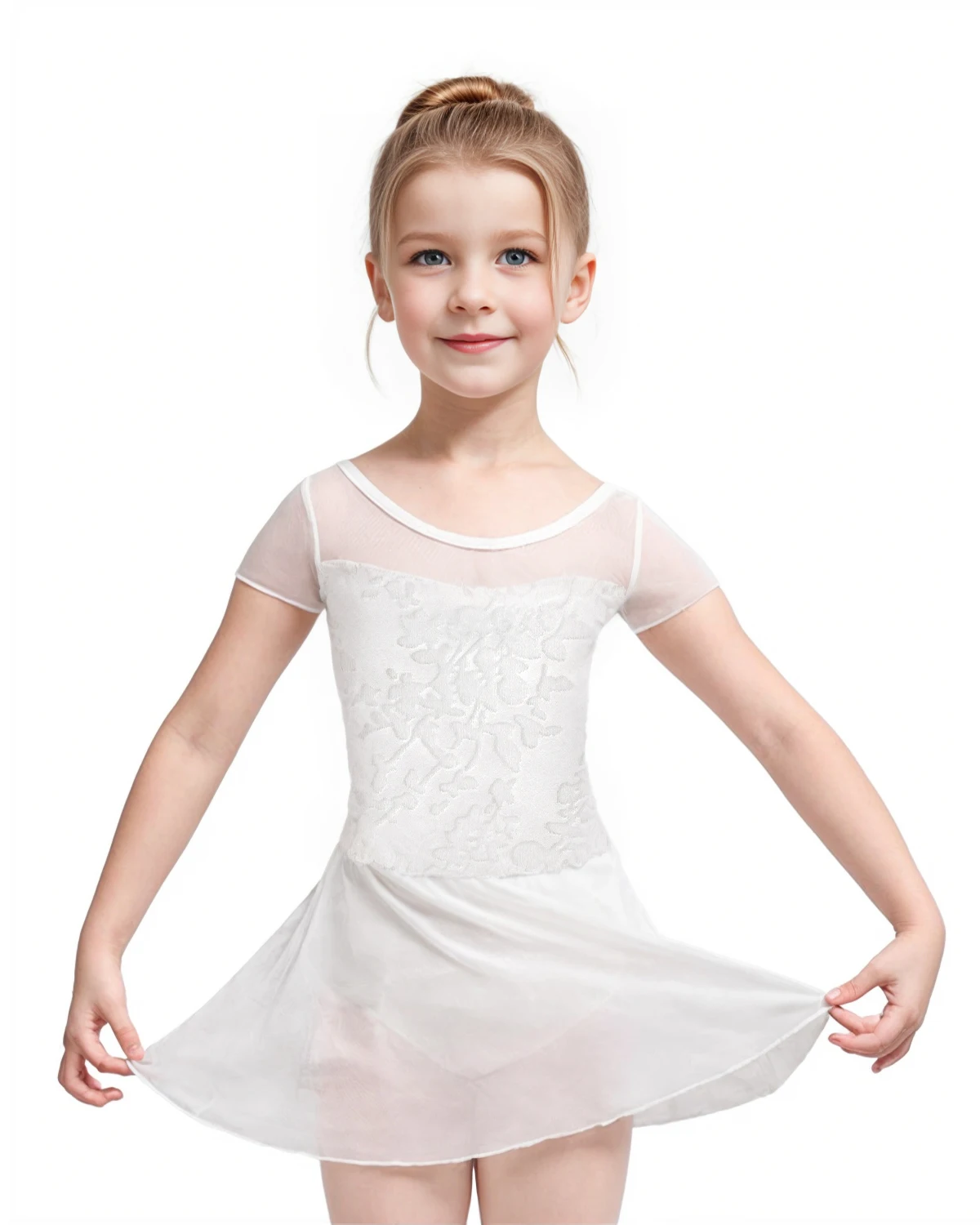 Girls Ballet Dance Dress Gymnastics Clothes Children Dance Costumes Elegant Princess Dancewear