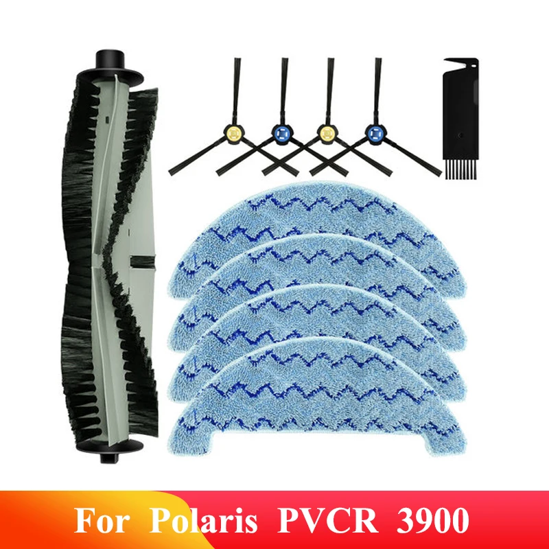 Replacement For Polaris PVCR 3900 IQ Home Robot Vacuum Cleaner Roller Main Side Brush Mop Rag Cloth Spare Parts Accessories