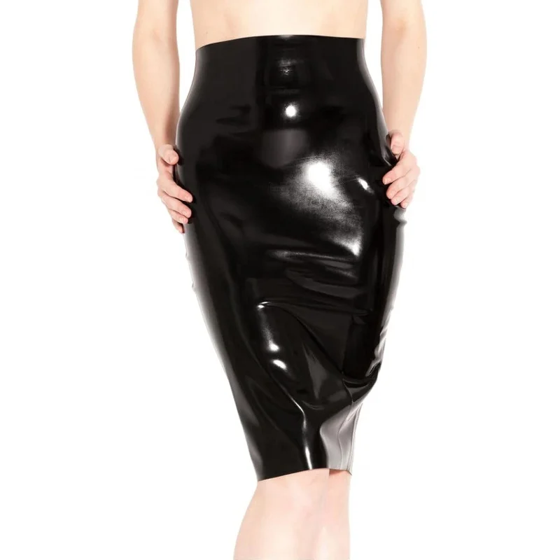 

Latex Skirt Women's Pencil Skirt