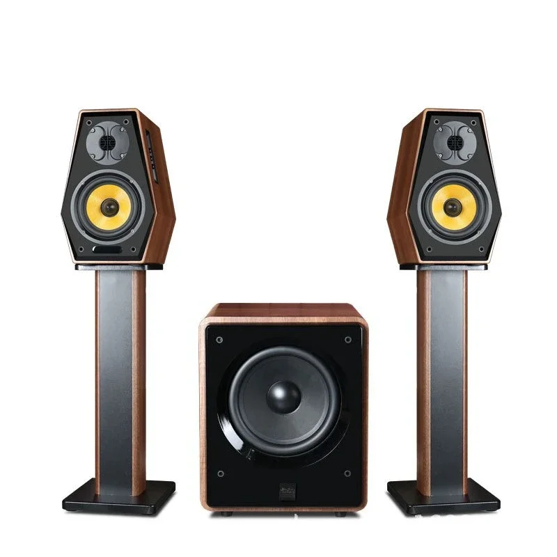 

CH680 Active HIFI Bookshelf Speaker Bluetooth Card, Home Living Room Karaoke Audio