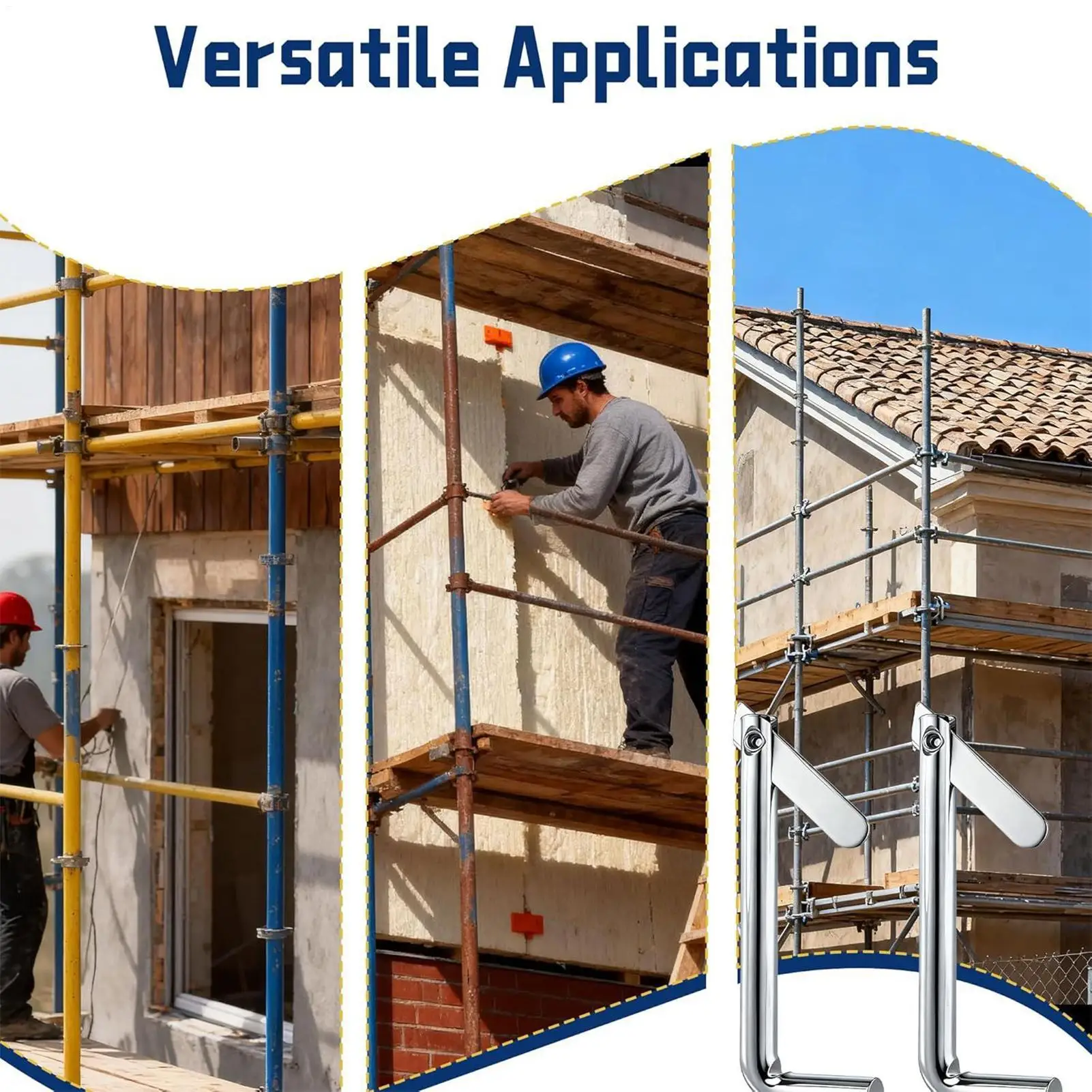 قفل دبوس الصلب تبديل السحابات 20 قطع انفصال سقالة قفل دبابيس للمقاولين بناة بناء البناء