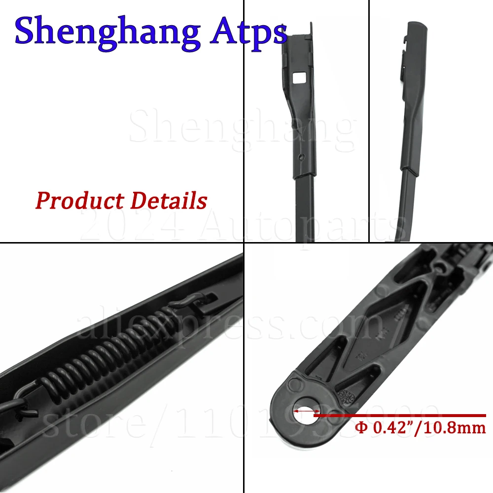 Front Left Windshield Wiper Arm 80B955407 80B 955 407 80B 955407 For Audi Q5 SQ5 2018 2019-2024