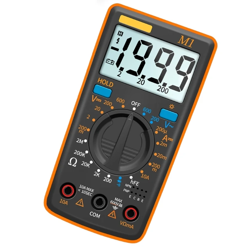 Digital Multimeter Measuring Tool with Data Hold Low Battery Fit for