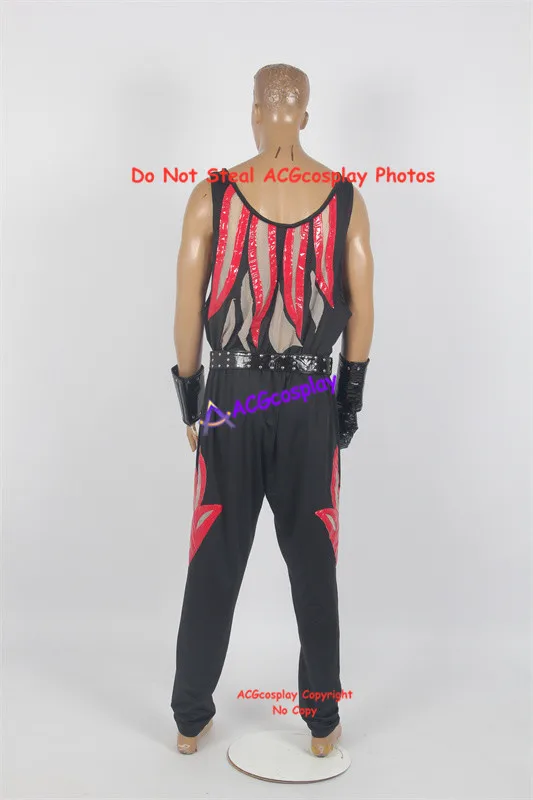 Kane Cosplay Costume with Mesh Fabric Include Belt and Glove acgcosplay Garment version 8 view 2
