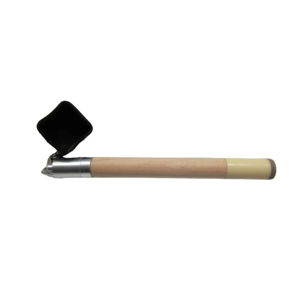 

Wooden Billiard Chalk Holder with Built-in Cue Tip Pick for Pool Snooker Billiards Accessories 19cm Red Yellow