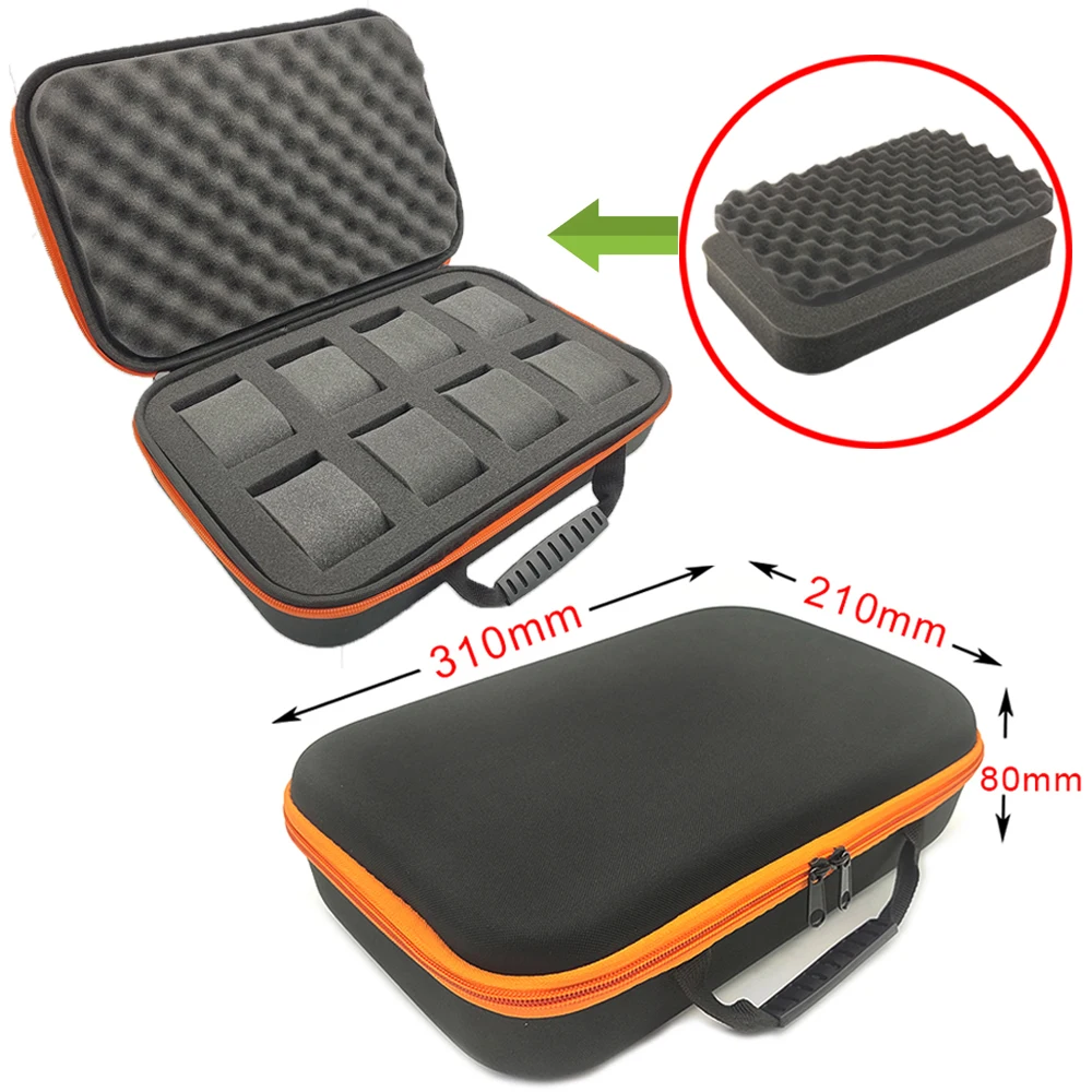 Watch Box Organizer With Combination lock Portable Storage Watch Travel Bag Protective Safety Sponge Shockproof EVA Tool Pounch