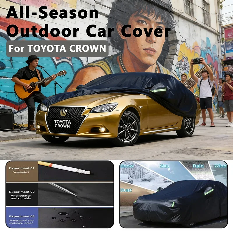 

Outdoor Car Cover for TOYOTA CROWN - Outdoor Full Protection, Waterproof Dustproof Heat-Resistant