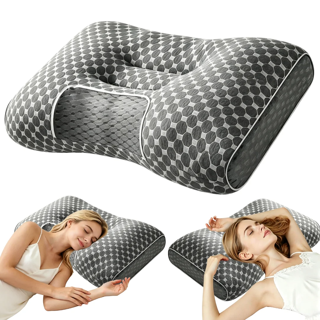 Soft and Non-Collapsing Pillow Core Comfortable Cervical, Breathable Sleeping Pillow for Home, Cervical Neck Pillow