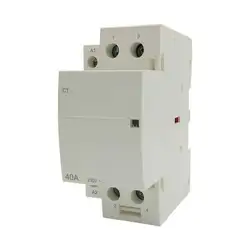 контактор Schneider iCT 40A 63A 모듈형 접촉기 2P 2NO 1NO1NC DC24V 110V AC220V 자동 가정용 접촉기 Din 레일 유형