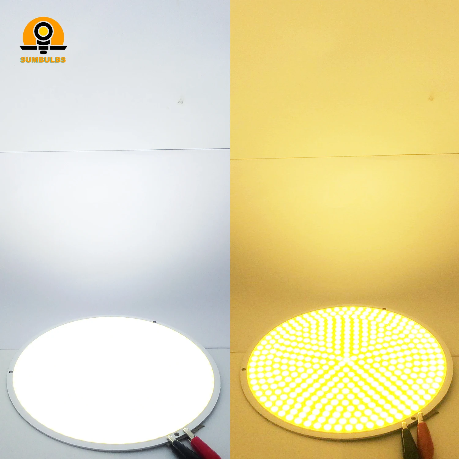 Round 108mm Small-Sun COB DC 12V 50W LED High Power Panel Light Source 100LM/W 3000K 6500K Blue For Indoor Outdoor DIY Led Lamp