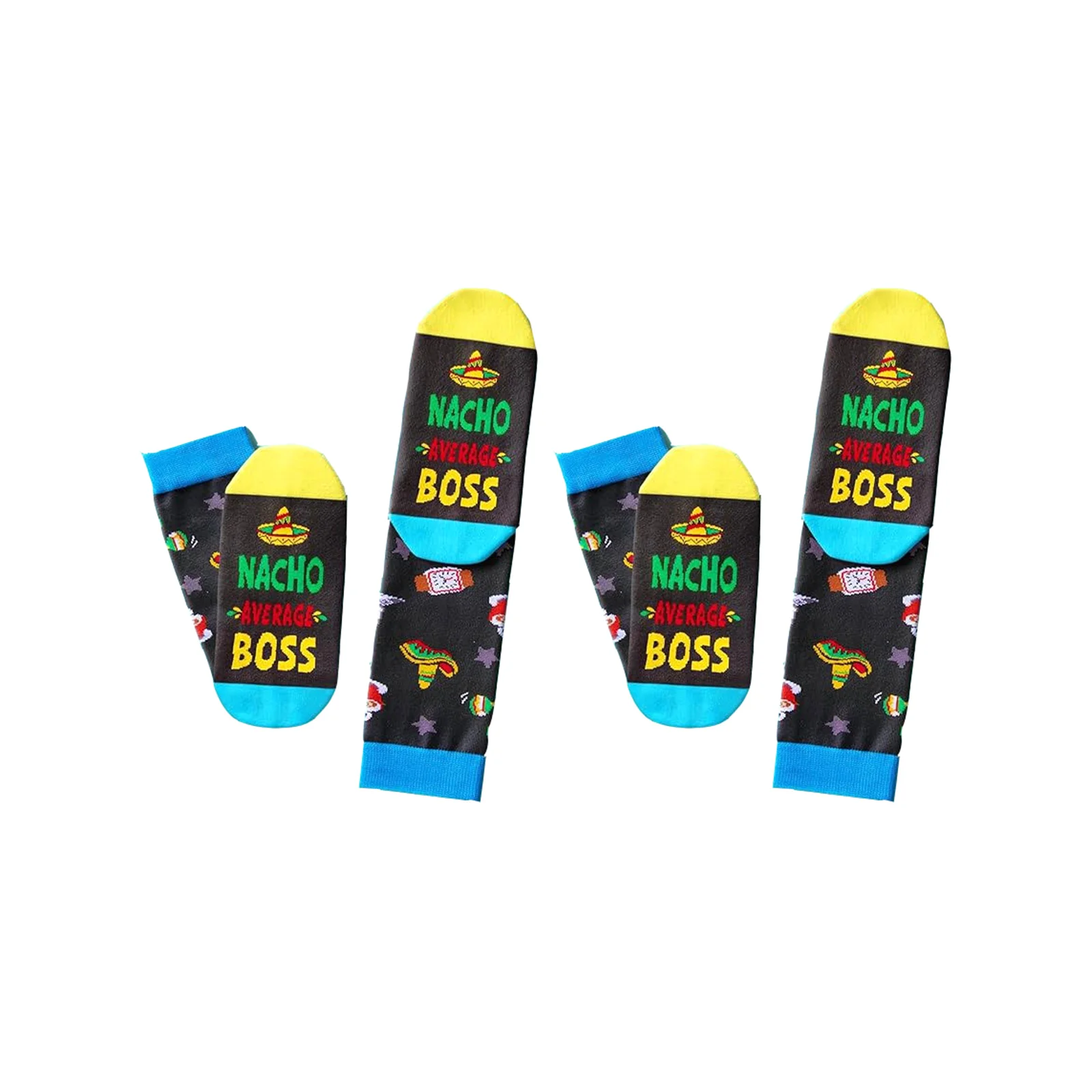 BOSS/Horses/Grad/Pastor voice/Pickles/Level 12 English alphabet game beer golf reading girl cotton socks 6 pairs combination