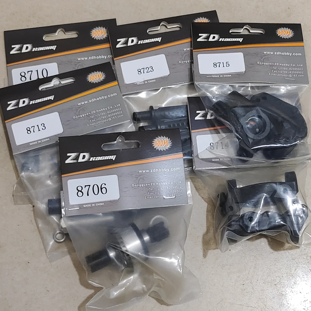 ZD Racing 1/7 MX07 MX-07 8S MONSTER TRUCK RC Car Differential Gear Steering Cups Shock Tower 8020 8525 8706 8736 8738 8761 8739