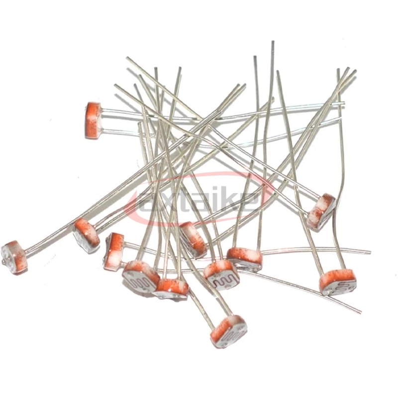 20PCS GL5539 GL5516 GL5549 GL5537 GL5506 GL5547 5mm Photoresistor Light-dependent Resistor LDR Light Detection Switch Sensor