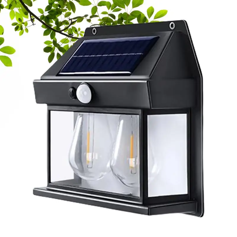 

Solar Fence Lights Outdoor Outdoor Fence Lights Wall Lamp Waterproof Motion Sensor Rechargeable Bright Lighting With 3 Modes For