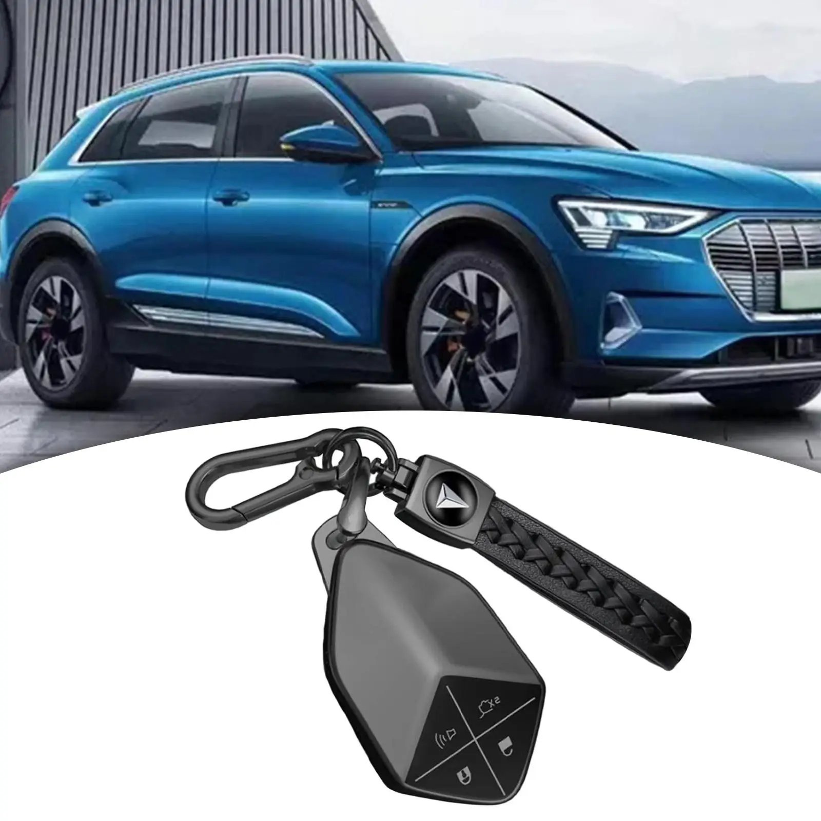 Car Key Fob Cover Wear Resistant Auto Accessories Dustproof Key Fob Shell Smart Key Protector Holder for Changan Deepal S07