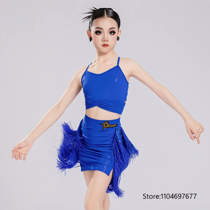 vetements-de-danse-latine-pour-enfants-costume-de-danse-latine-en-cuir-bleu-a-franges-costume-de-danse-latine-chacha-pour-enfants
