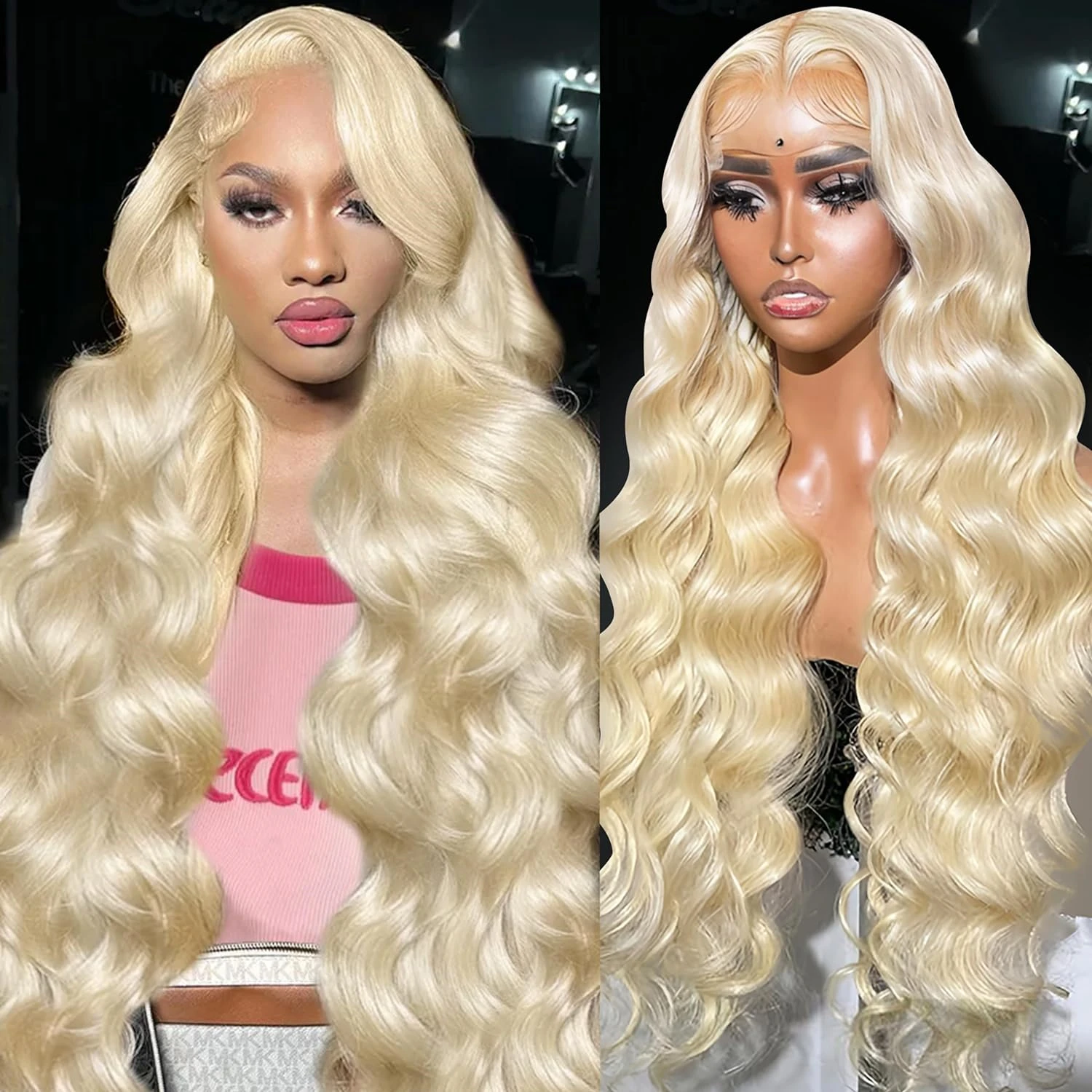 Honey Blonde 613 13x4 Body Wave Lace Front Human Hair Wig Brazilian Hair Colored Wigs Human Hair HD Transparent Lace Frontal Wig