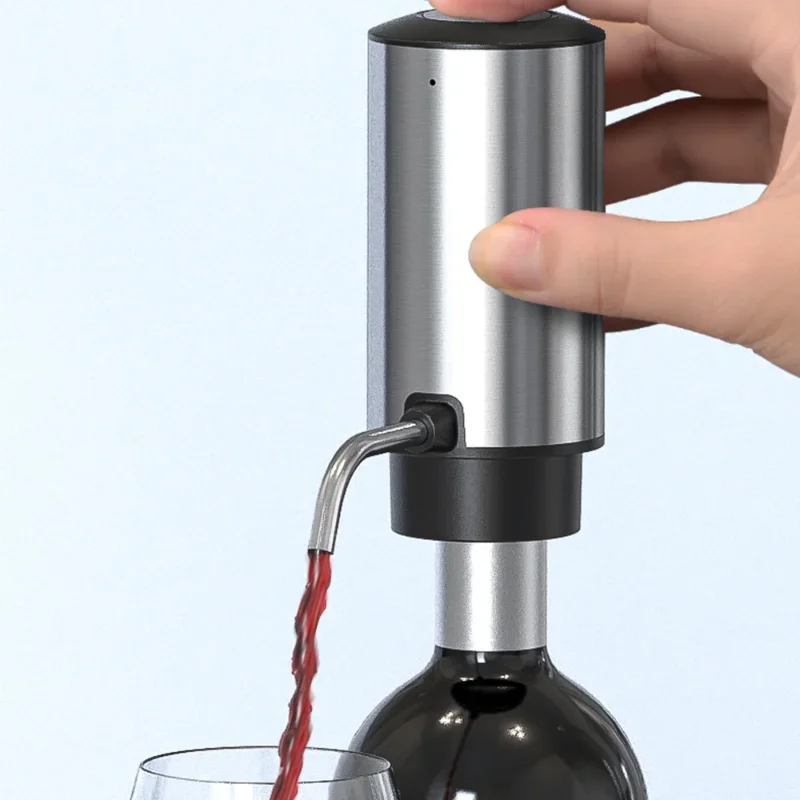 Electric Wine Waker Smart USB Charging Red Wine Splitter Wake Up Stainless Steel Banquet Dinner Party Birthday Party