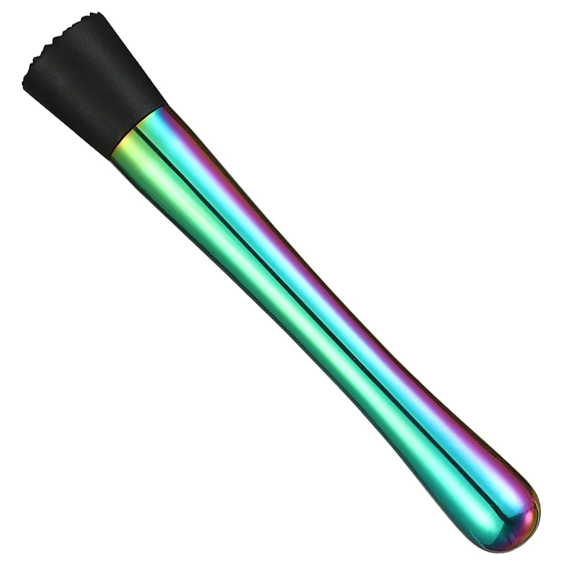 Stainless Steel Cocktail Muddler and Mixing Spoon Home Bar Tool Set - Create Delicious Mojitos and Other Fruit Based Drinks