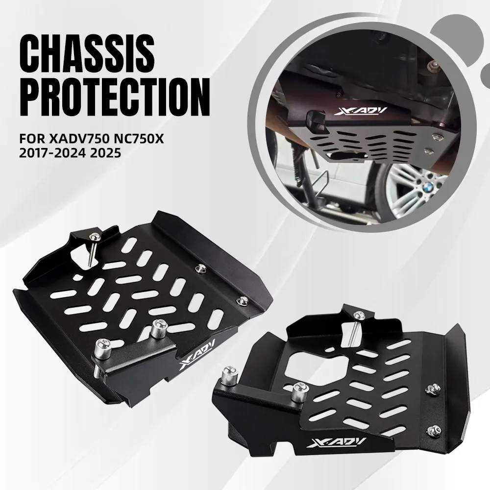 2025 X-ADV X ADV 750 Motorcycle Skid Plate Bash Frame Guard Engine Cover Protection For Honda XADV750 NC750X 2017-2022 2023 2024