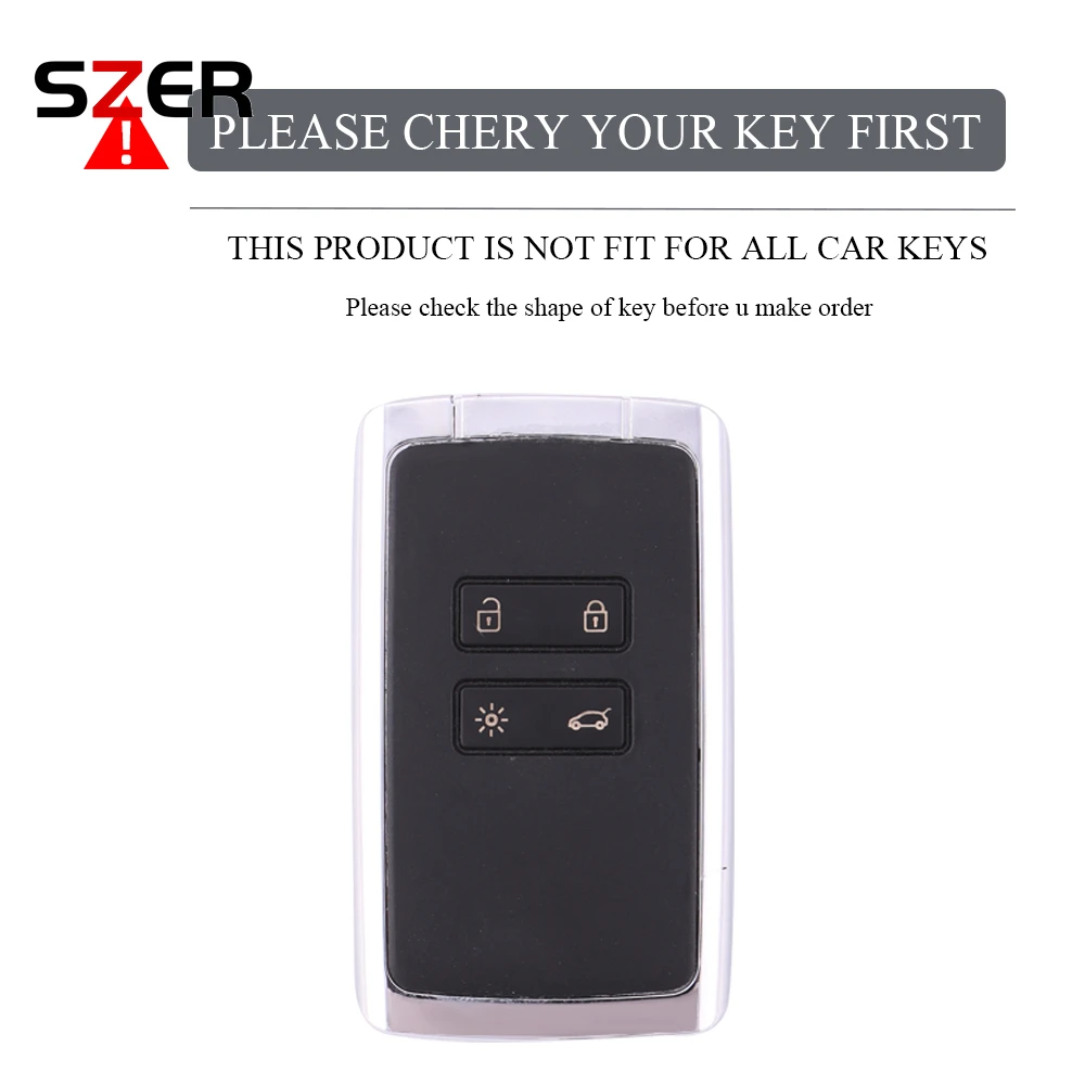 New TPU Car Smart Key Case Cover Shell For Renault Koleos Kadjar Clio Megane Captur Espace Kangoo Sandero Talisman Accessories