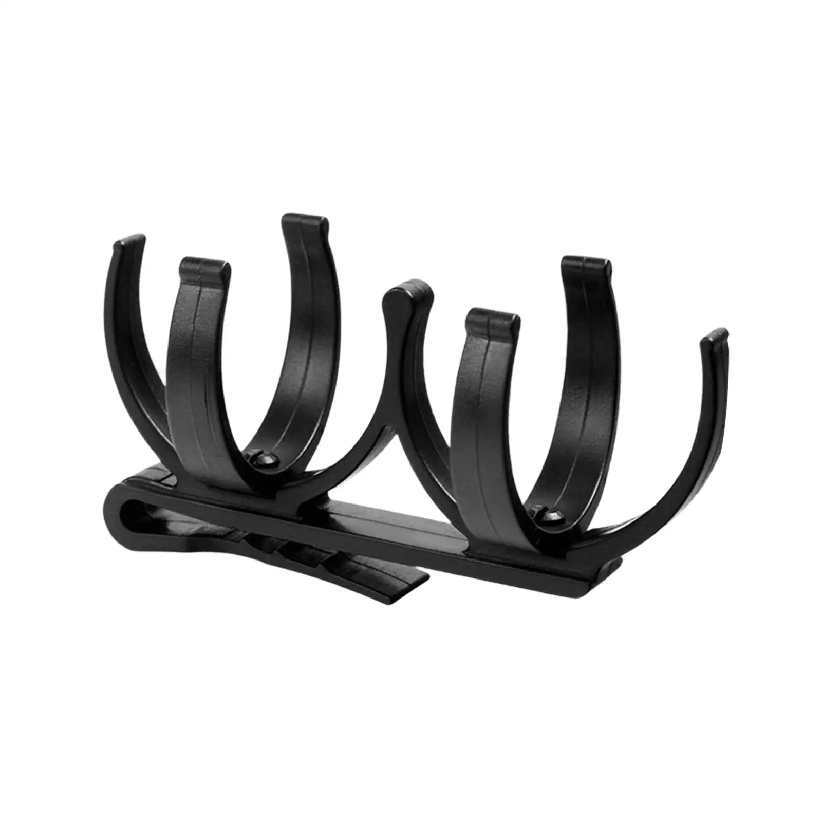 Portable Golf Ball Holder Clip Two Ball Capacity Plastic Waist Belt Mount Organizer for Golfers