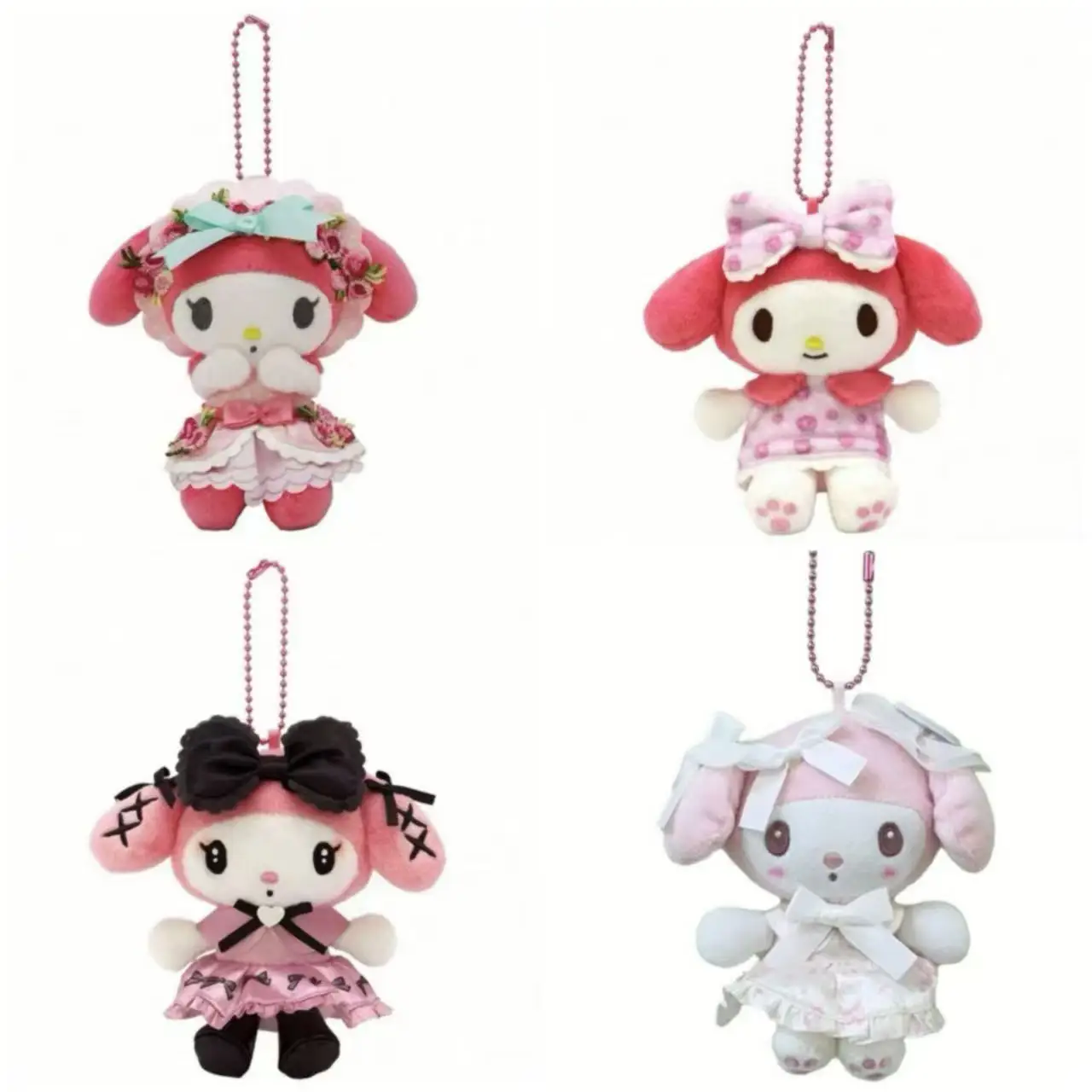 

Плюшевый брелок Sanrio My Melody из серии Flower Series, милый аниме-аксессуар для сумки