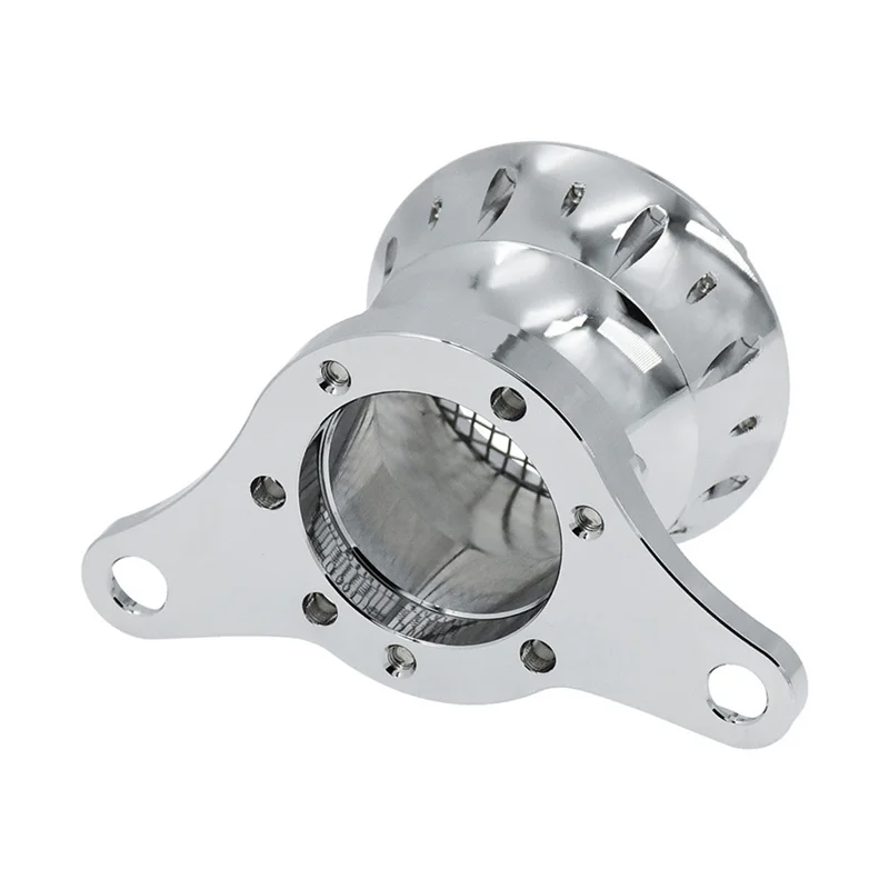 อุปกรณ์เสริมตัวกรองอากาศสําหรับ X48 XL883 XL1200 2004-2014-Retro รถจักรยานยนต์ CNC ดัดแปลงอลูมิเนียมเครื่องฟอกอากาศ Silver