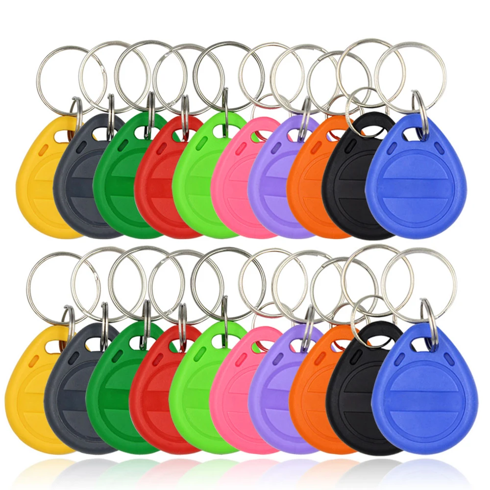 100 قطعة/الوحدة 125 كيلو هرتز تتفاعل مزيج اللون استنساخ بطاقة-T5577/EM4305 ناسخ قابل لإعادة الكتابة لنسخ مفتاح القرب وأنظمة التحكم في الوصول