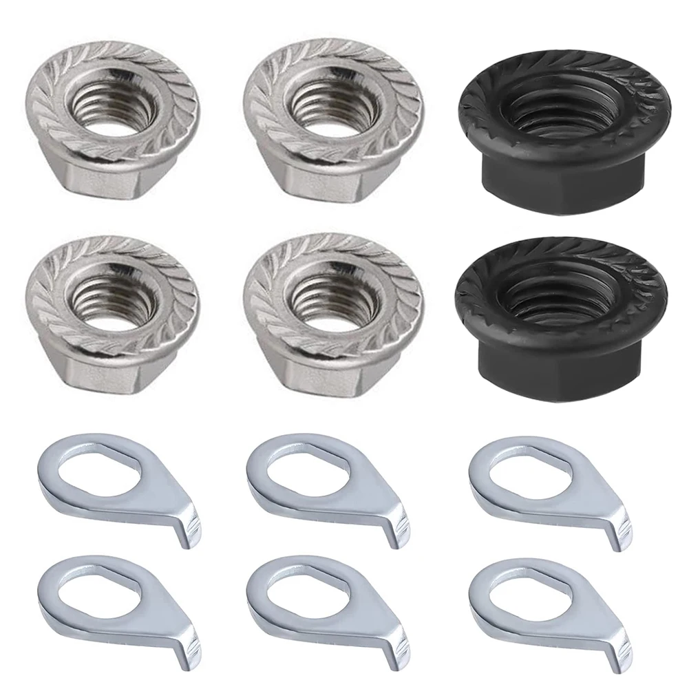 صواميل غسالة أمان المحور الأمامي أو الخلفي لمحرك محور الدراجة مع محركات مصنوعة بجودة عالية تستخدم لاستبدال صواميل محرك محور الدراجة الكهربائية #5