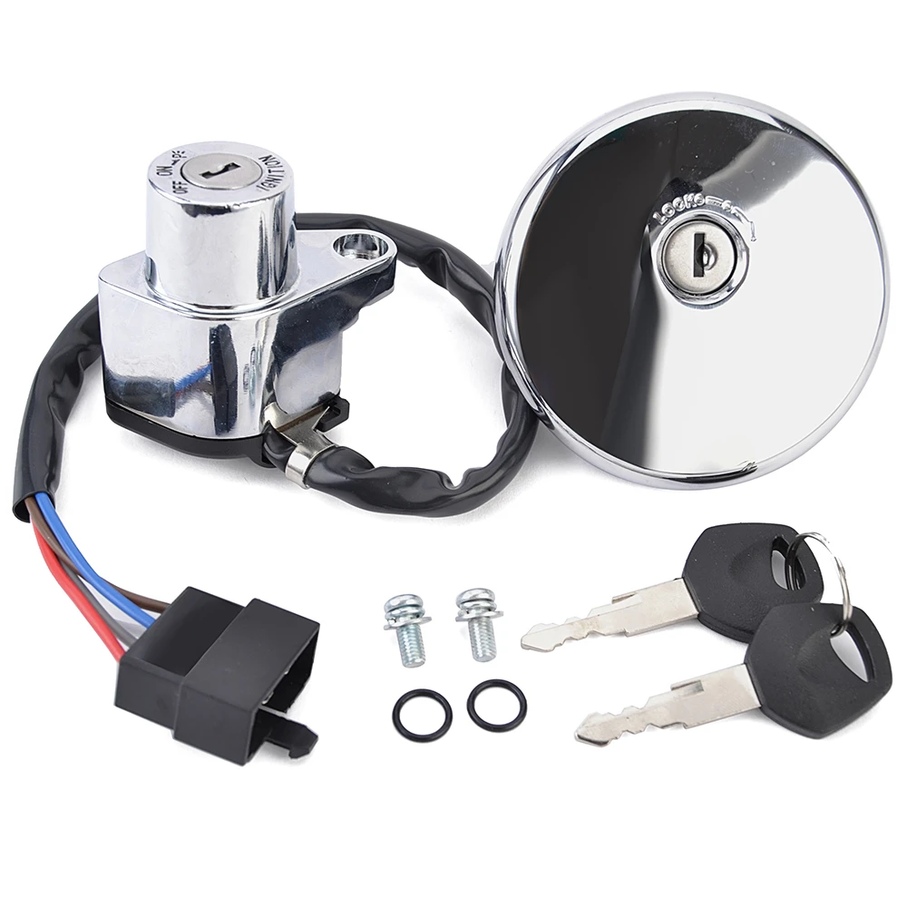 

27005-1188 Fuel Cap Ignition Switch with Key Kit For Kawasaki VN800 Vulcan 800 Classic 2002-2004