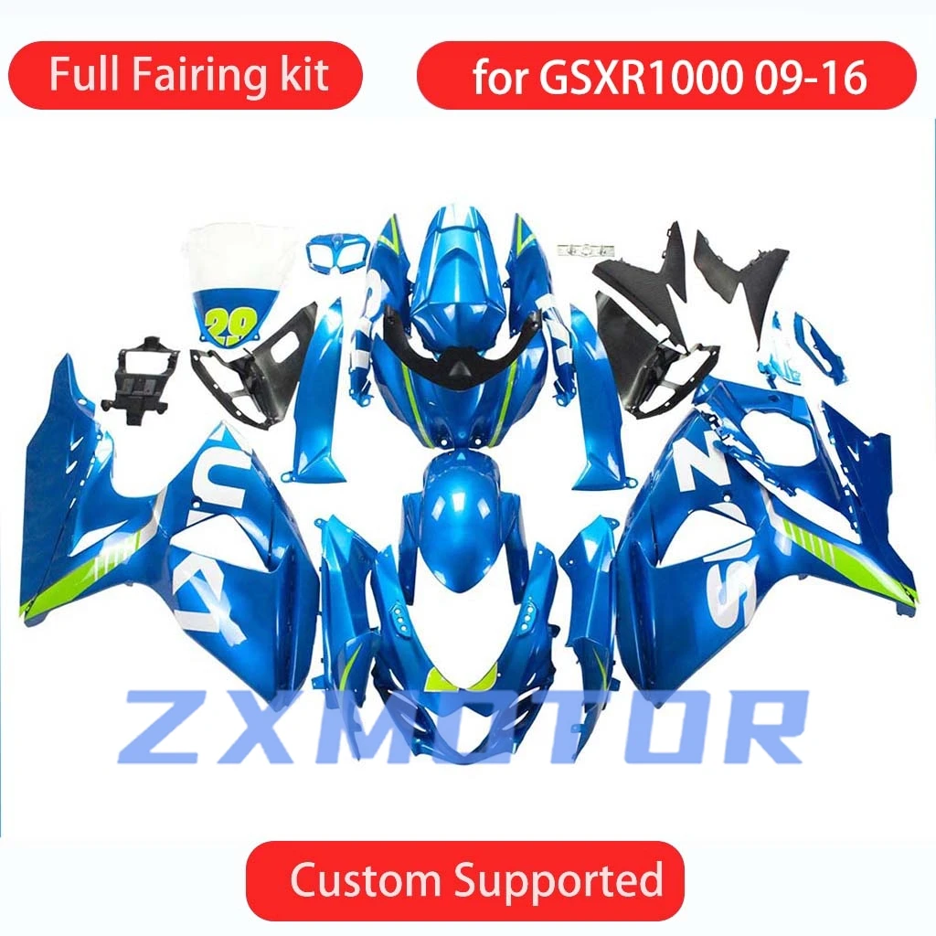 Für GSXR1000 2009 2010 2011 2012 2013 2014 2015 2016 Trendige Verkleidungen GSXR 1000 09-16 Motorrad-Verkleidungskit